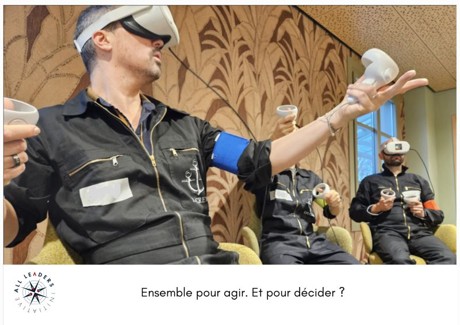 Simulation en réalité virtuelle pour le leadership
